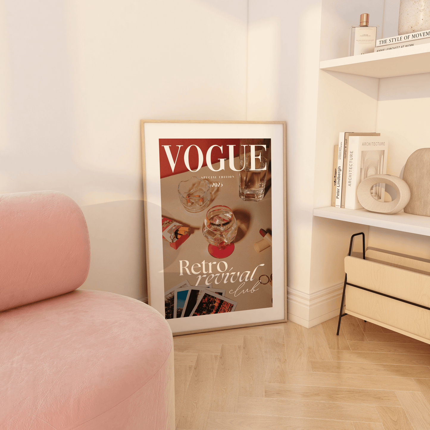 Vogue Retro Revival Print Poster