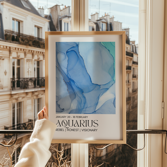 AQUARIUS Print Poster