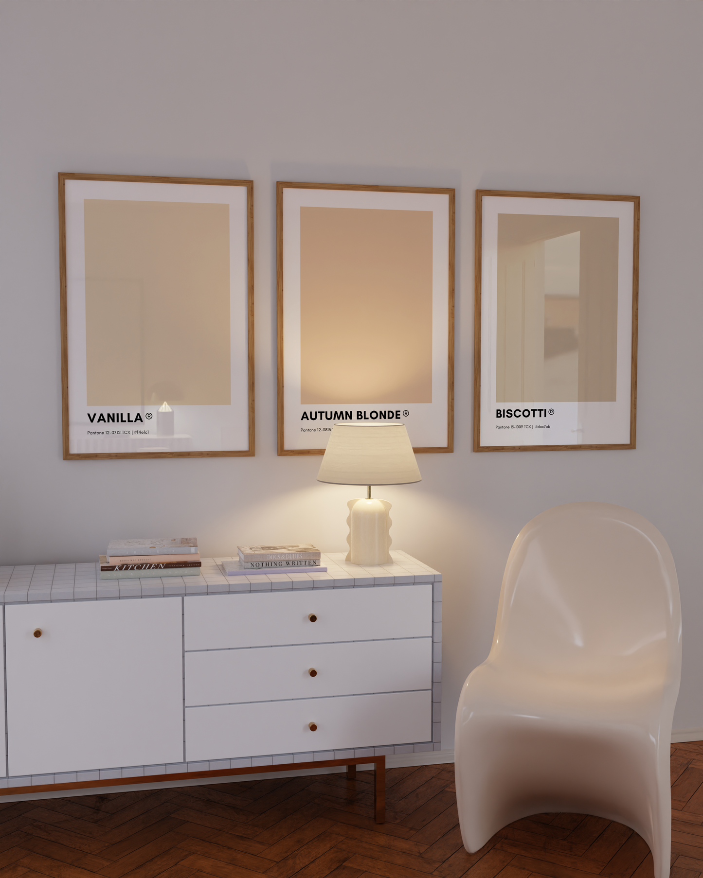Autumn Blonde Pantone Poster Print