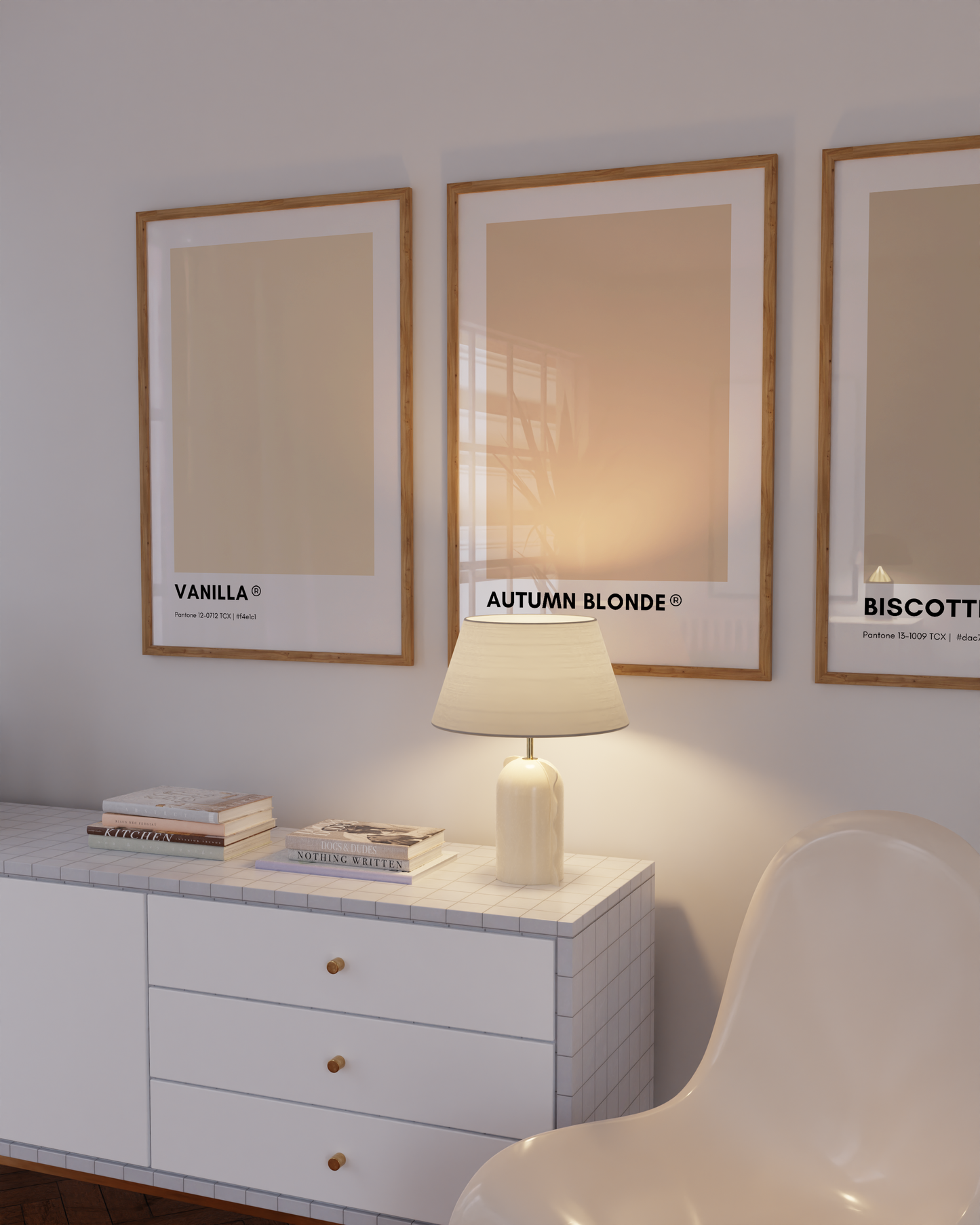Autumn Blonde Pantone Poster Print
