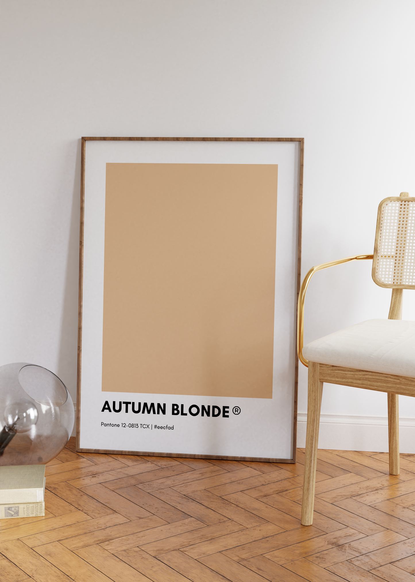Autumn Blonde Pantone Poster Print