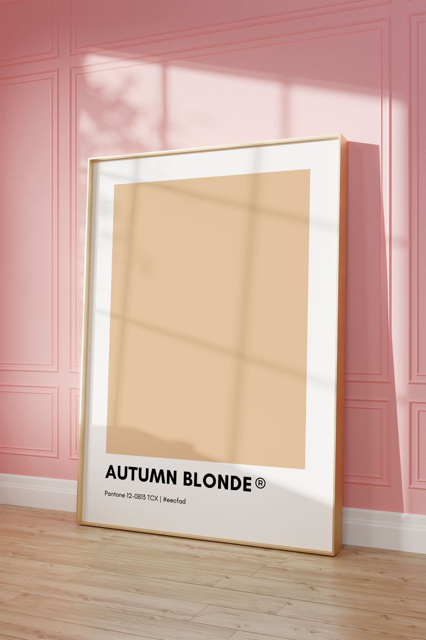 Autumn Blonde Pantone Poster Print