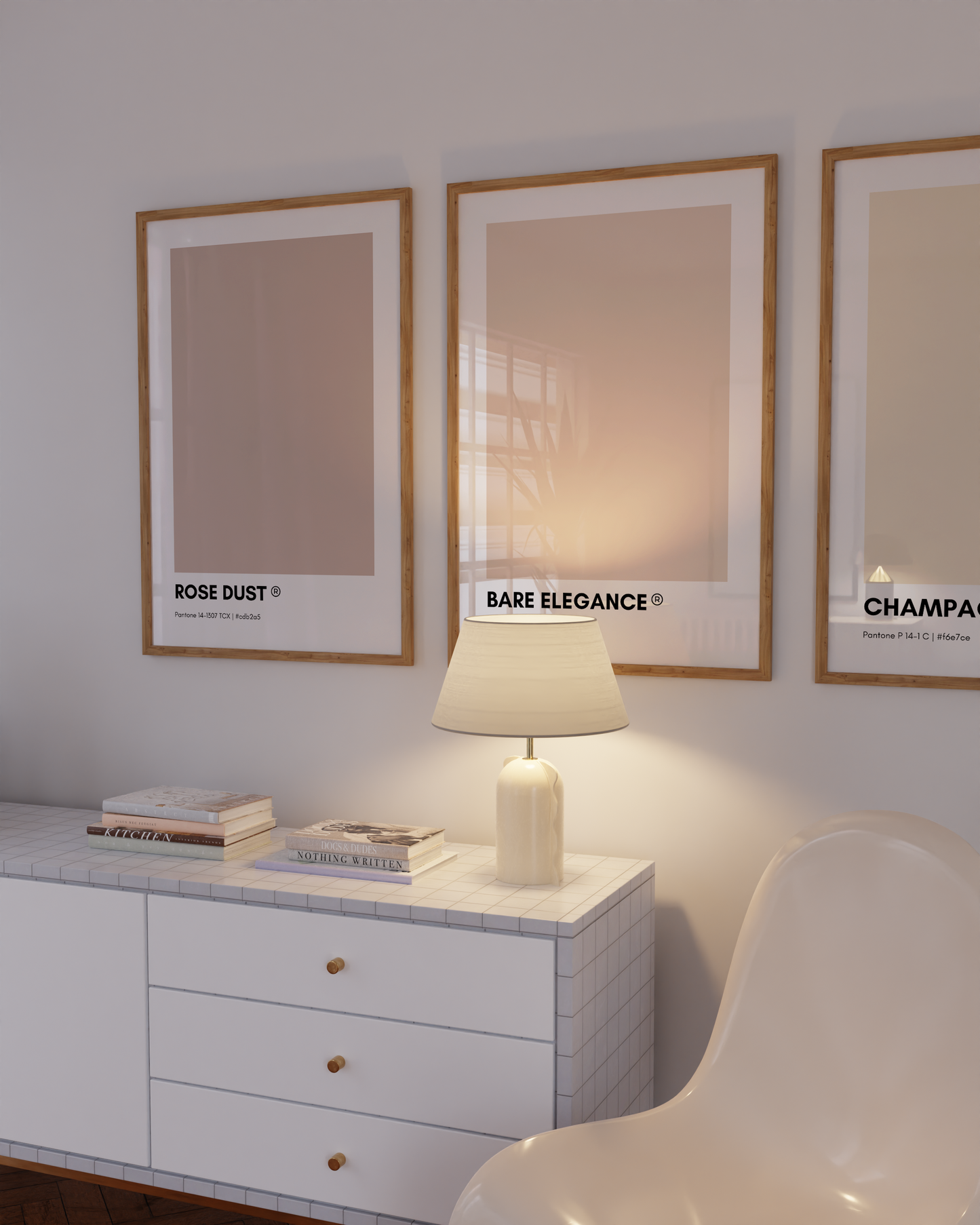 Bare Elegance Pantone Print Poster
