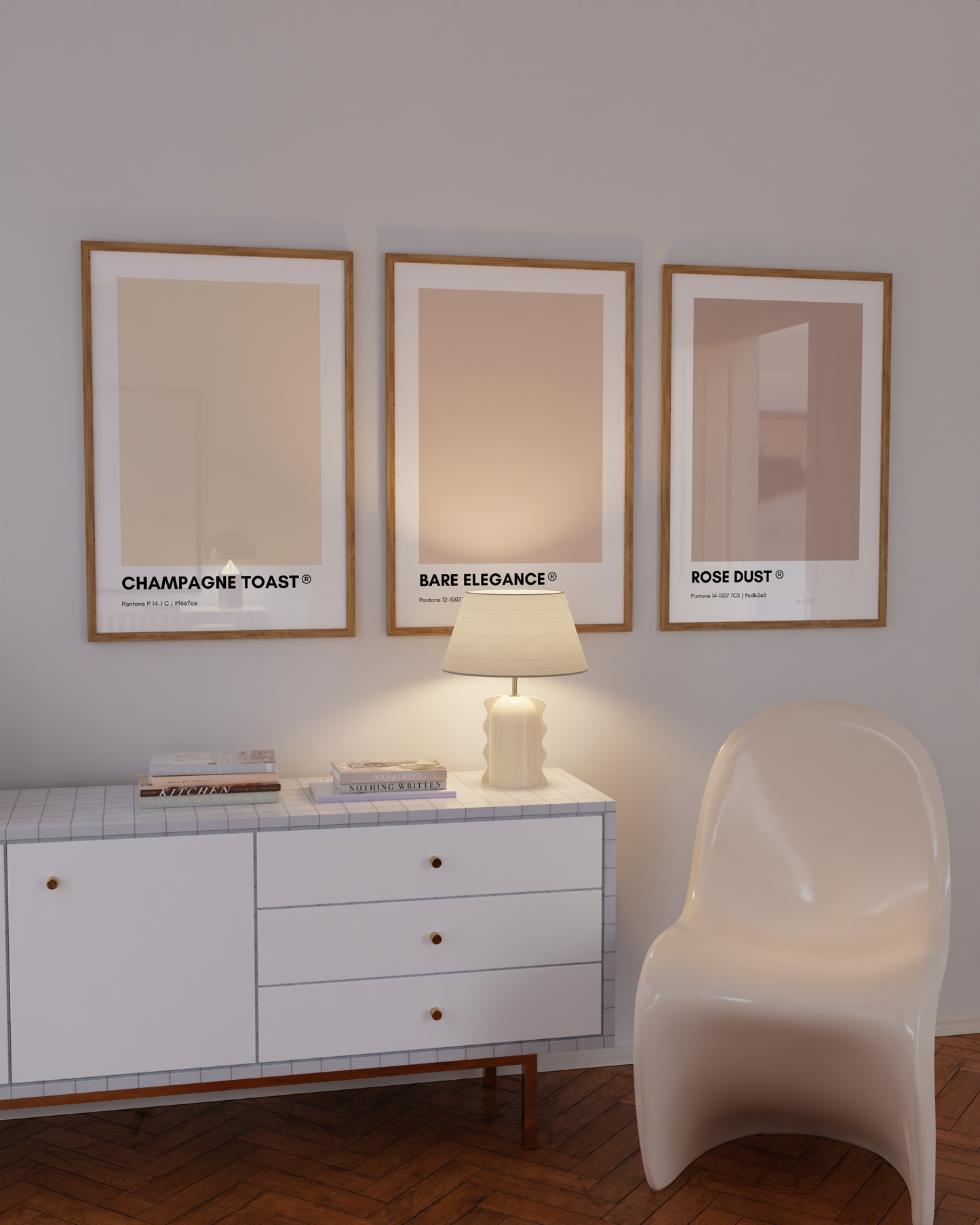 Bare Elegance Pantone Print Poster