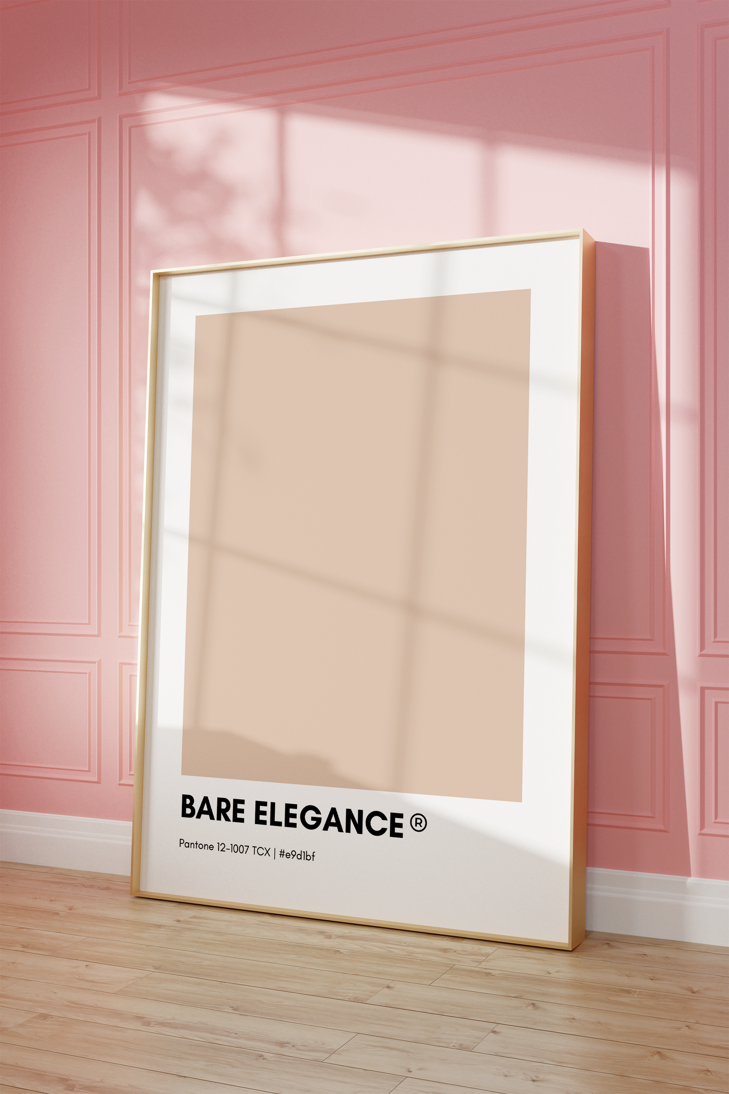 Bare Elegance Pantone Print Poster