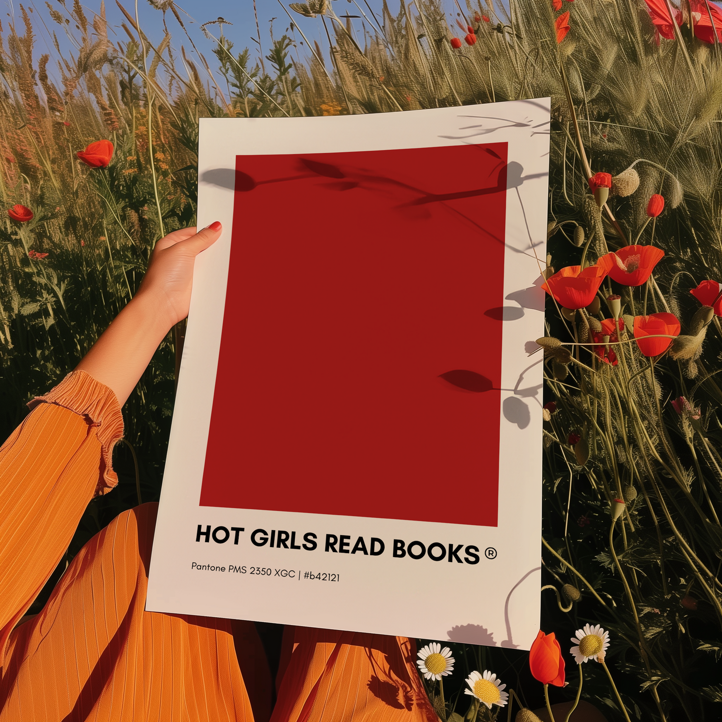Hot Girls Read Books Pantone