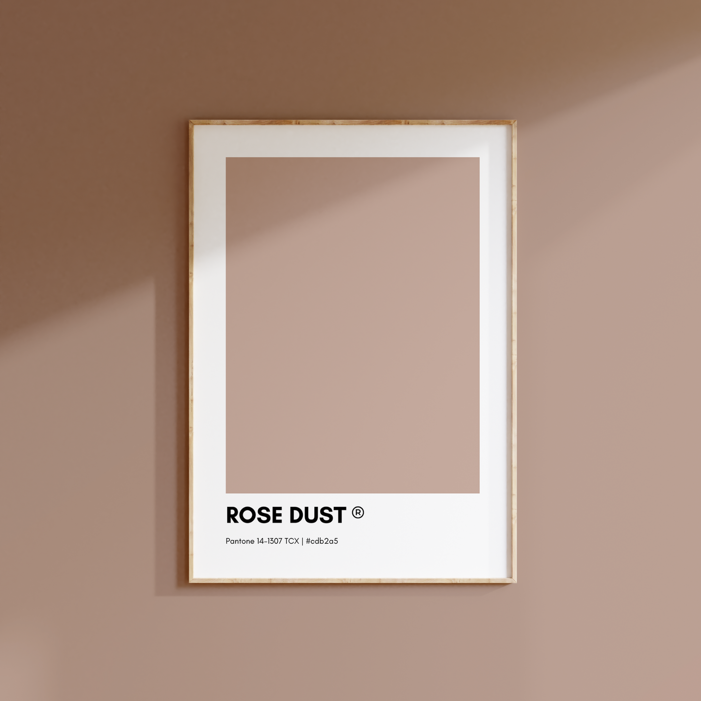 Rose Dust Pantone Print Poster
