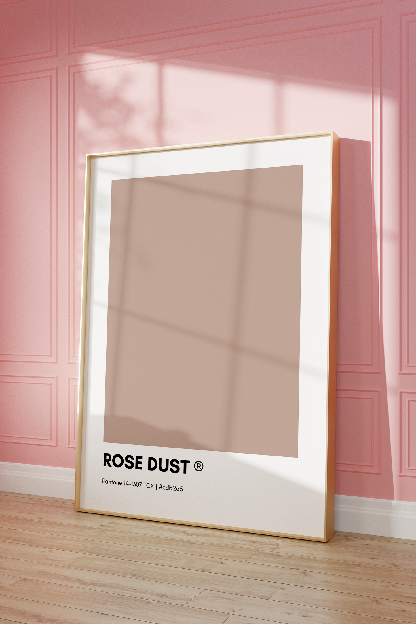 Rose Dust Pantone Print Poster